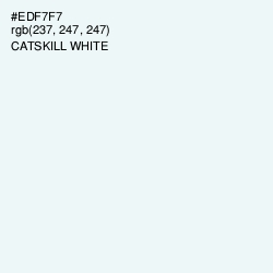 #EDF7F7 - Catskill White Color Image